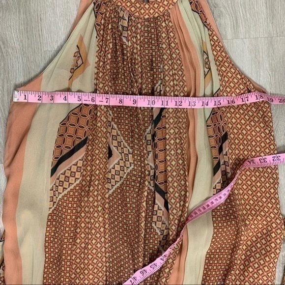 Anthropologie Nikita Mhaisalkar Abstract Halter Maxi Dress - Picture 12 of 13